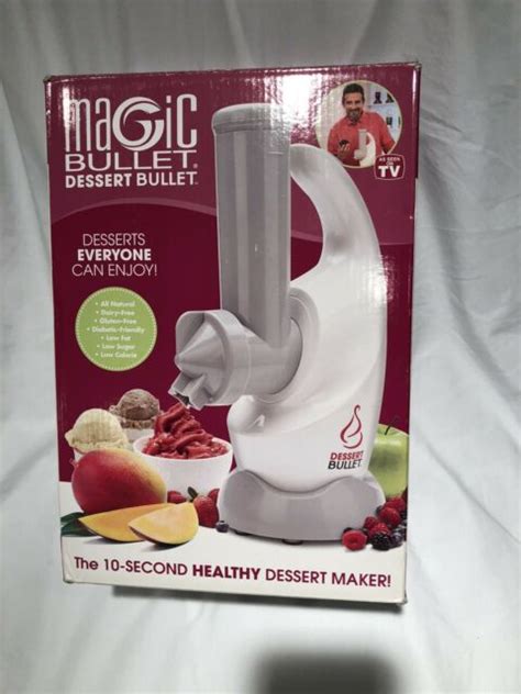 The magic bullet is a compact blender sold by homeland housewares, a division of the american company alchemy worldwide, and sold in over 50 countries. Magic Bullet Dessert Bullet 10 Second Healthy Dessert ...