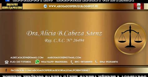 Abogados Peru Asesoria Legal Por Internet Abogados Lima PerÚ