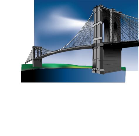 Brooklyn Bridge Edited Clip Art At Vector