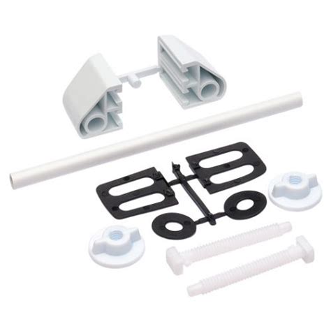 Modern Toilet Seat Repair Kit With Rod White Plastic Big Nano Best