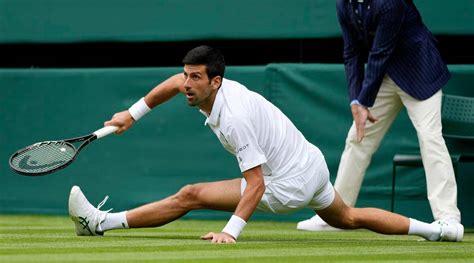 Последние твиты от novak djokovic (@djokernole). Wimbledon 2021: More slipping and sliding at Centre Court ...