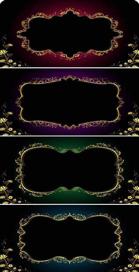 Gorgeous Gold Lace 6201 Free Ai Download 4 Vector