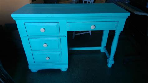 Tantalizing Teal by Sherwin Williams. Office Desk, Repurposed, Williams