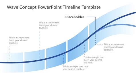 Wave Concept Powerpoint Timeline Template Slidemodel