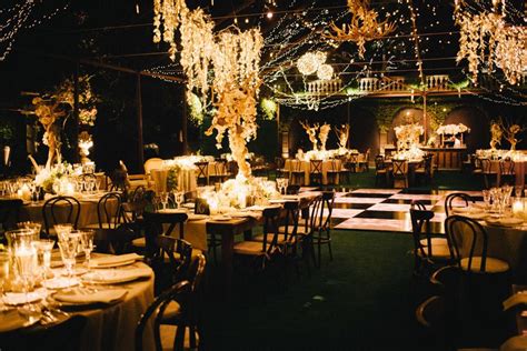 Elegant Bel Air Estate Wedding Estate Wedding Bel Air Wedding Lights