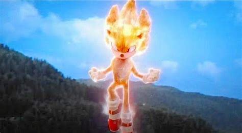 Super Sonic In Sonic 2 The Movie