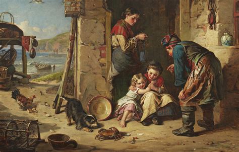 Wallpaper 1866 British Painter British Painter Oil On Canvas Robert