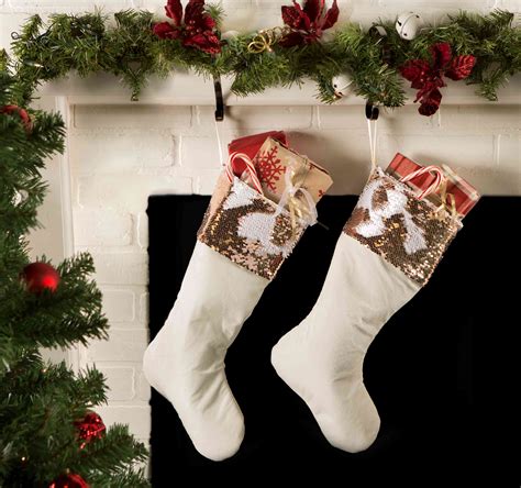 11 Modern Christmas Stockings to Hang From the Fireplace