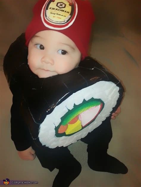 I'm not sure who's more in love with this costume, myself or abby's sweet little lady, audrey. Sushi Roll Baby Costume