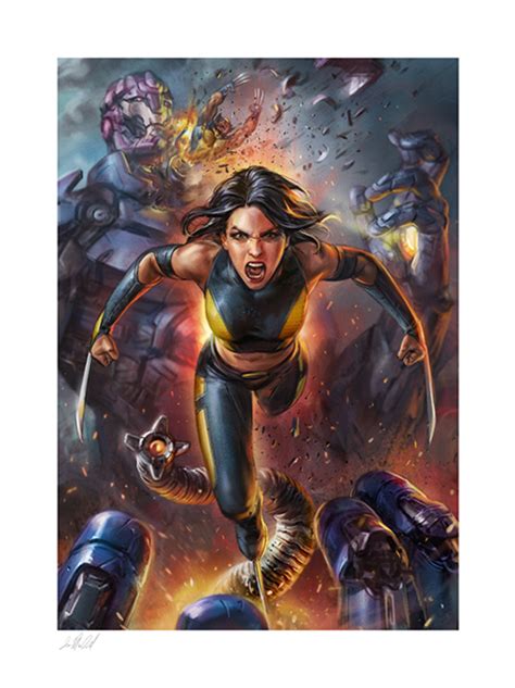 X Men X 23 Fine Art Print By Ian Macdonald And Sideshow Collectibles