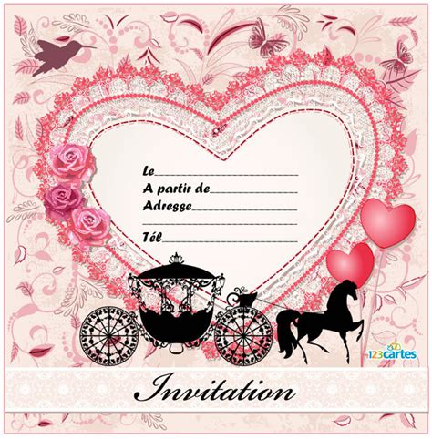 Cartes D Invitation Anniversaire A Imprimer