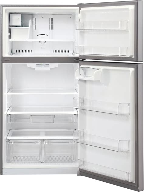lg ltcs24223s 33 inch top freezer refrigerator with 23 8 cu ft total capacity tempered glass