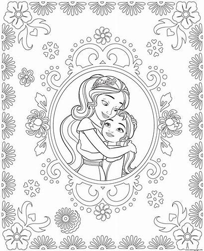 Elena Princess Coloring Pages Colouring Avalor Printable
