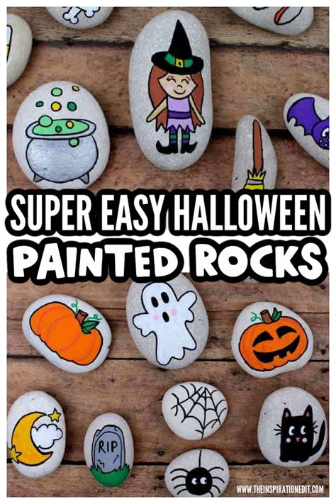 Easy Halloween Rock Painting Ideas · The Inspiration Edit