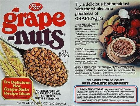 Grape Nuts Grape Nuts Recipe Ideas Box