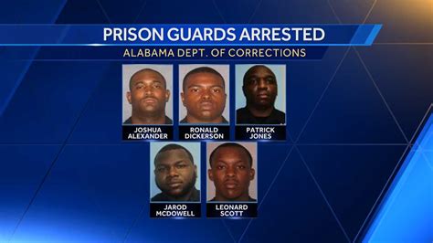 5 Alabama Prison Guards Accused Of Taking Bribes From Inmates In