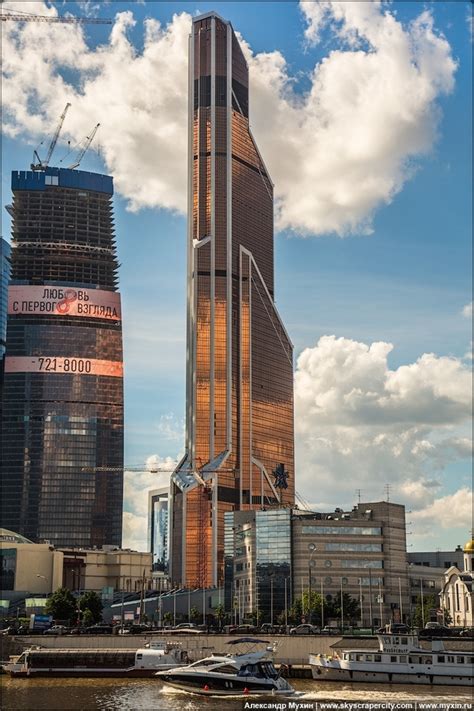 The Newly Constructed Mercury City Tower Moscow Russia The Tallest