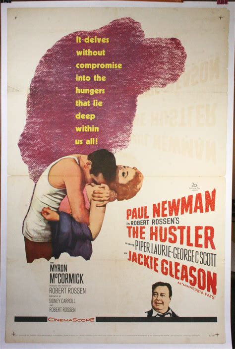 Hustler Paul Newman Original Movie Poster