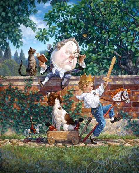 Humpty Dumpty — The Art Of Scott Gustafson Fairytale Art Storybook