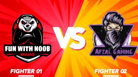 Afzal Gaming Vs Fun With Noob Squad Costom Clash Squad Tournament Match
