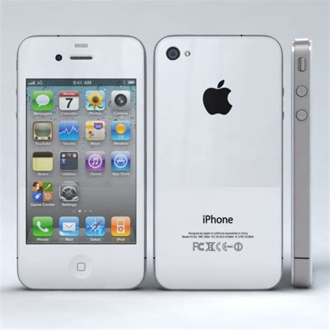 Apple Iphone 4s 32gb Bluetooth Wifi White Gps Phone Att Excellent In