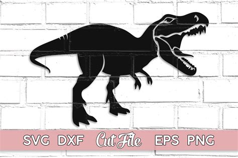 T Rex Svg Tyrannosaurus Rex Dinosaur Cut File Illustrations