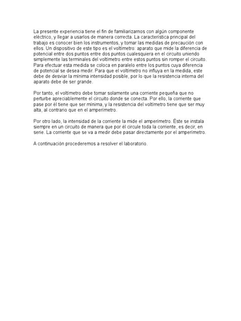 Ejemplo De Una Introduccion Pdf Corriente Eléctrica Ingenieria