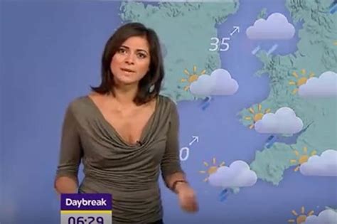 Good Morning Britain Lucy Verasamy Flashes Cleavage In Plunging Top