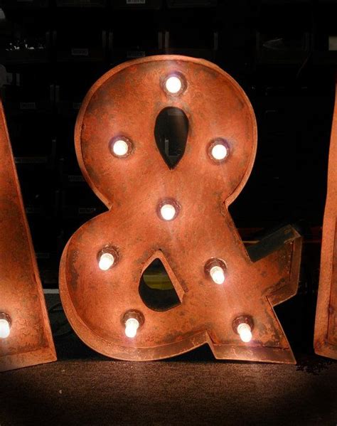 20 50cm Rusted Metal Letters Vintage Old Sign Letters All Characters