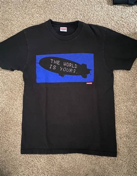Supreme Supreme X Scarface Blimp The World Is Yours Tee Grailed