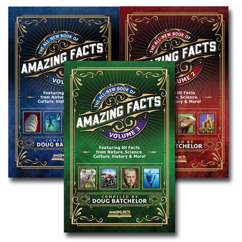 The All New Book Of Amazing Facts Set Vol 1 2 And 3 By Doug Batchel