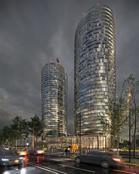 Officetowers Ronen Bekerman 3d Architectural Visualization
