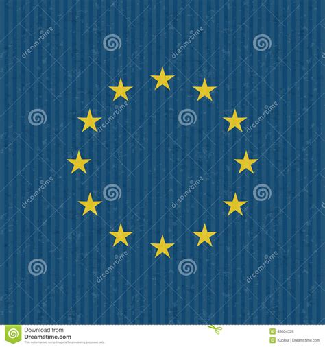 European Union Grunge Stock Vector Illustration Of Stars 48604326