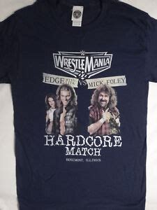 Mick Foley Vs Edge With Lita Hardcore Match Wrestlemania WWE T Shirt EBay