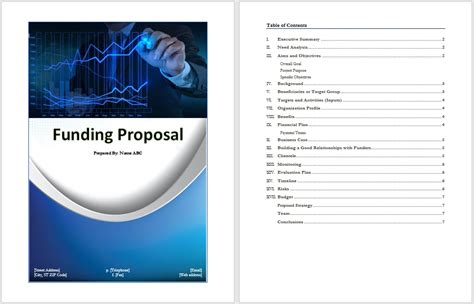 Funding Proposal Template Word Templates