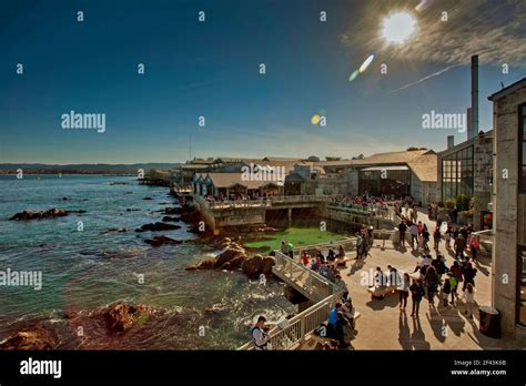 The Famous Monterey Bay Aquarium Cannery Row Monterey Ca Usa Stock