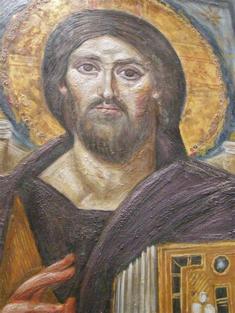 Jesus Christ Pantokrator Painting By Olga Krasanaki Artmajeur