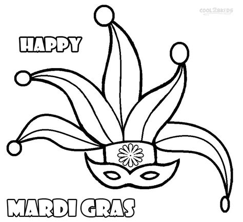 Mardi gras, the celebrations in relation to kings day is a popular coloring page item. Printable Mardi Gras Coloring Pages For Kids | Cool2bKids