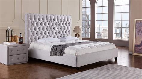 King Size Bedroom Set With Upholstered Headboard Upholstered Baxton