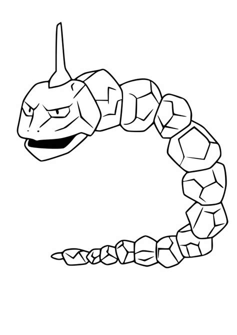 Onix Moncoloriagefr Coloriage Pokemon Dessin Pokemon à Imprimer