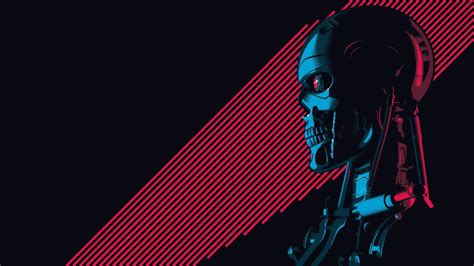 Terminator Illustration Artwork Terminator Cyborg Movies Hd