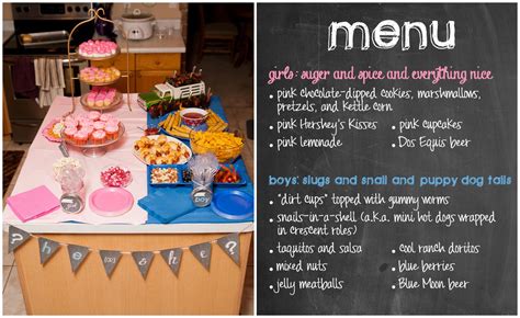 Find gender reveal party ideas including decorations, a gender reveal cake, and pink & blue food. Nothings and Notions from my Noodle: Gender Reveal Party ...