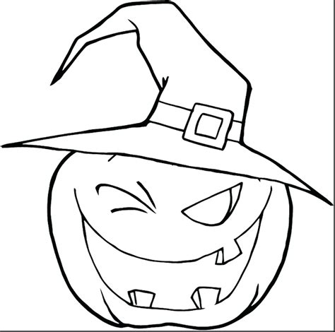 Pumpkin Face Coloring Pages At Free Printable