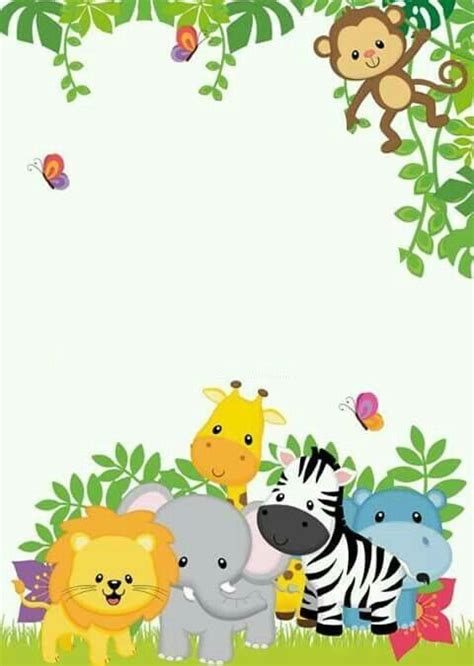 Imagen Relacionada Jungle Theme Birthday Animal Birthday Baby