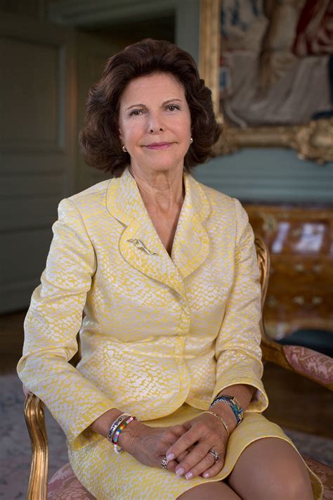 Hm Queen Silvia Of Sweden Drottningholm Palace Stockholm Sweden