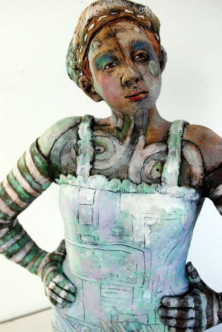 Marni Gable Figurative Sculpture Sculpture Clay Art