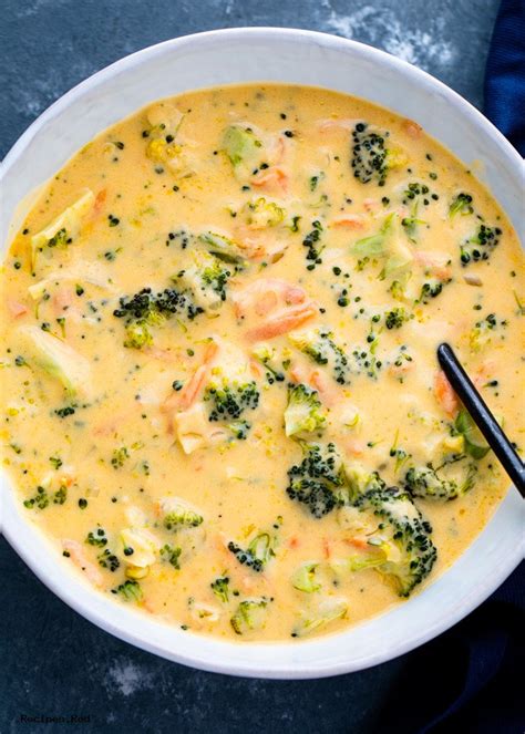 30 Minute Broccoli Cheddar Soup Recipesred