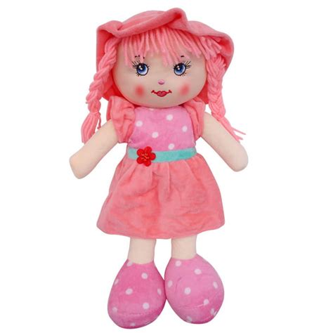 Soft Rag Doll For Girls 14 Inch Plush Kids Toy