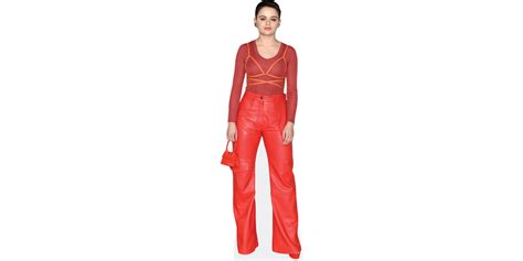 Joey King Red Outfit Cardboard Cutout Celebrity Cutouts