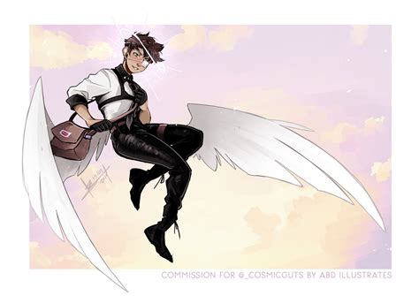 Angel Oc Commission By Abd Illustrates On Deviantart Character Art